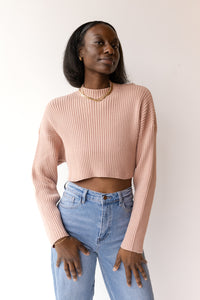 mode, ramona crop sweater