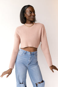 mode, ramona crop sweater