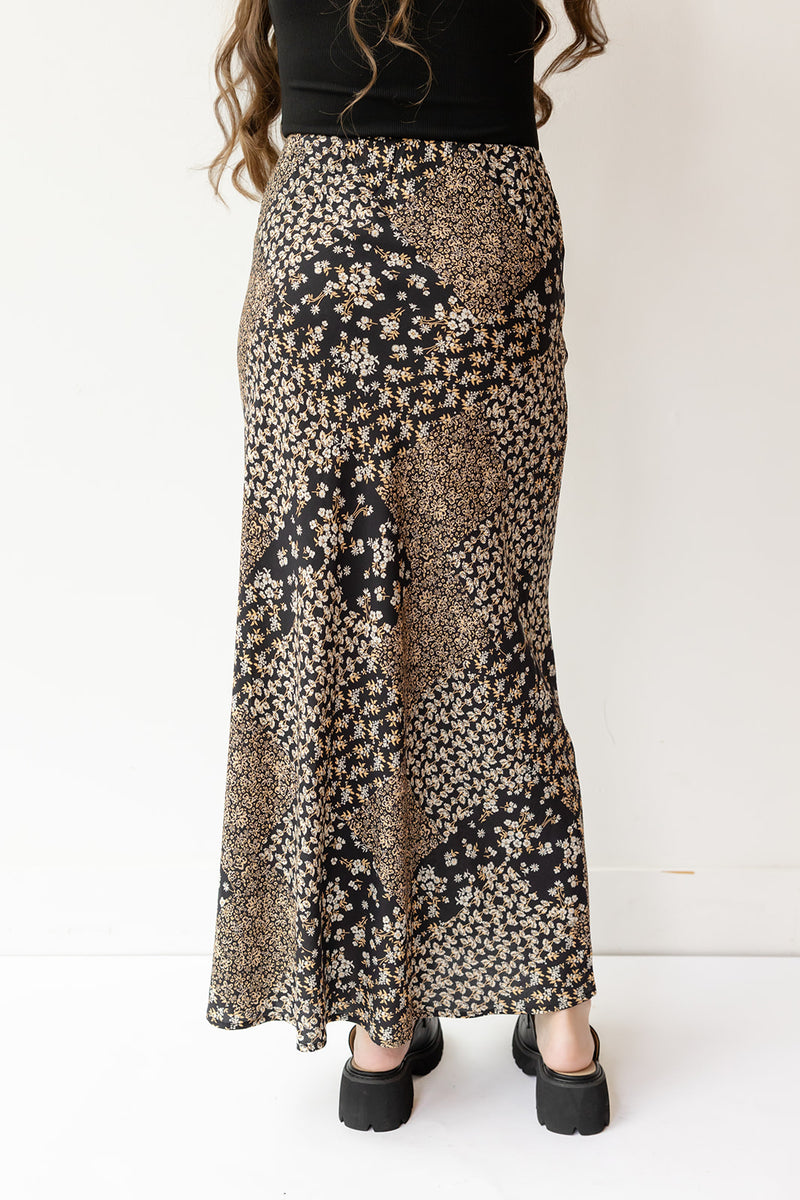 she's lovely floral skirt