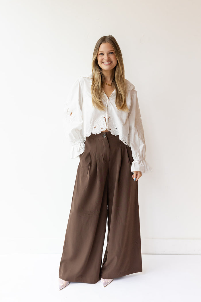 darla eyelet blouse