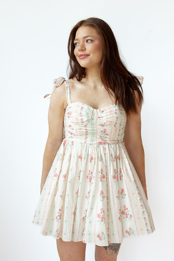 juliette floral mini dress