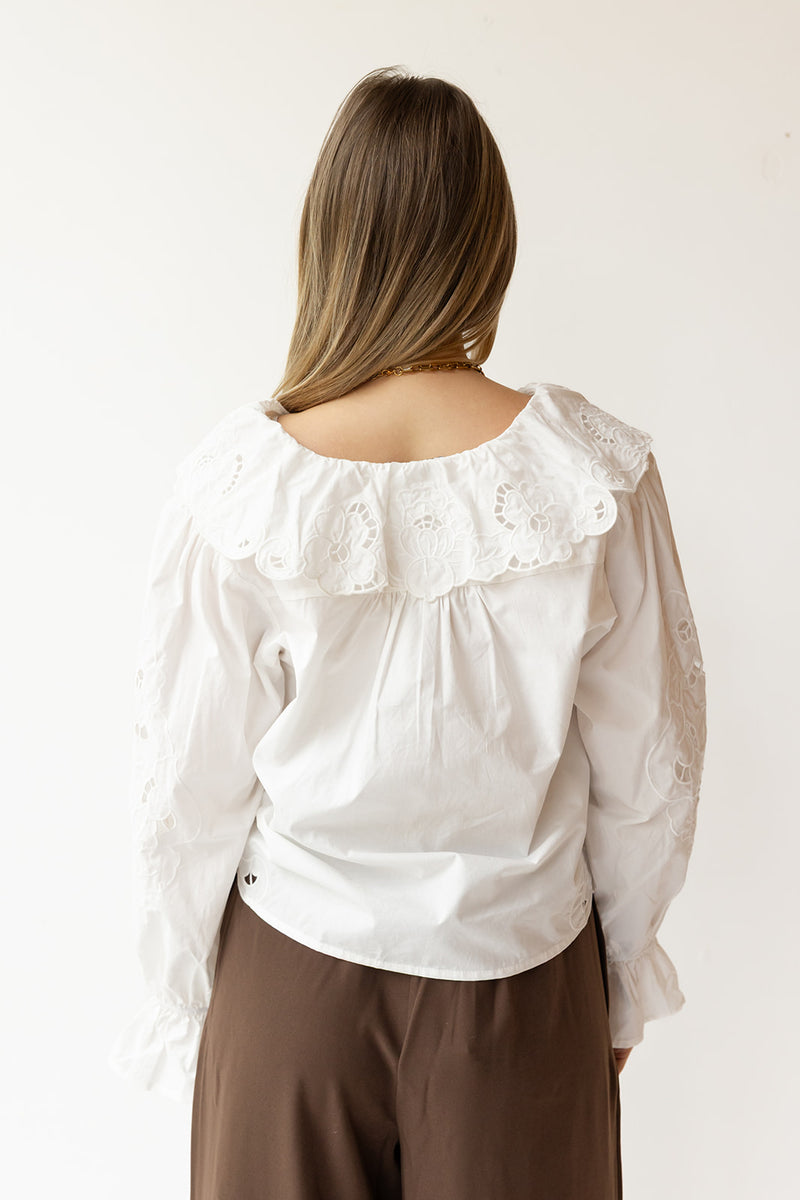 darla eyelet blouse