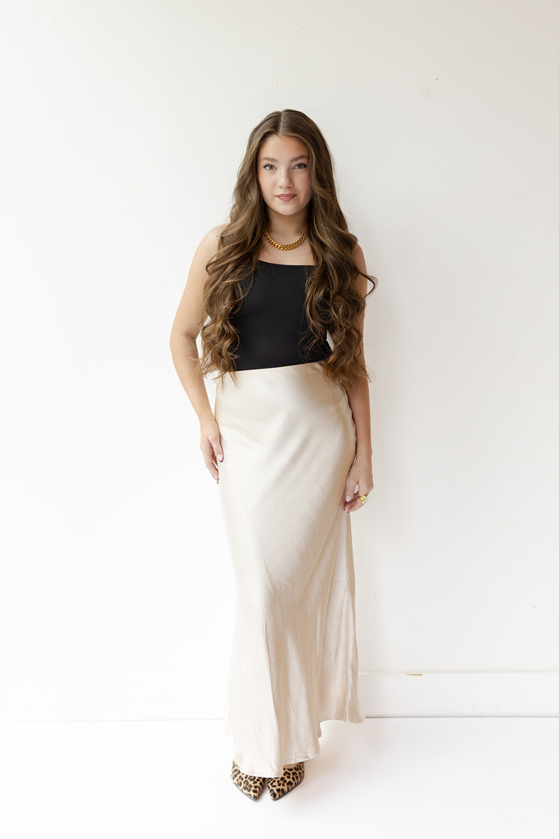 jade silk skirt