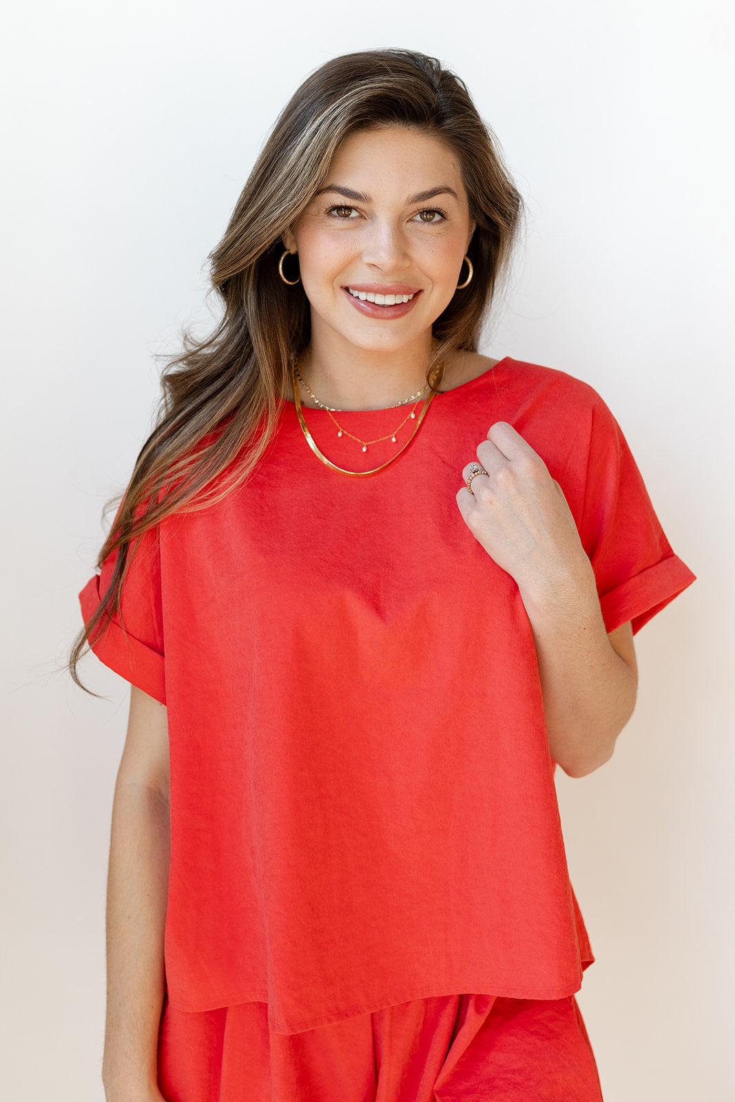 mode, jamie oversized top