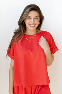 mode, jamie oversized top