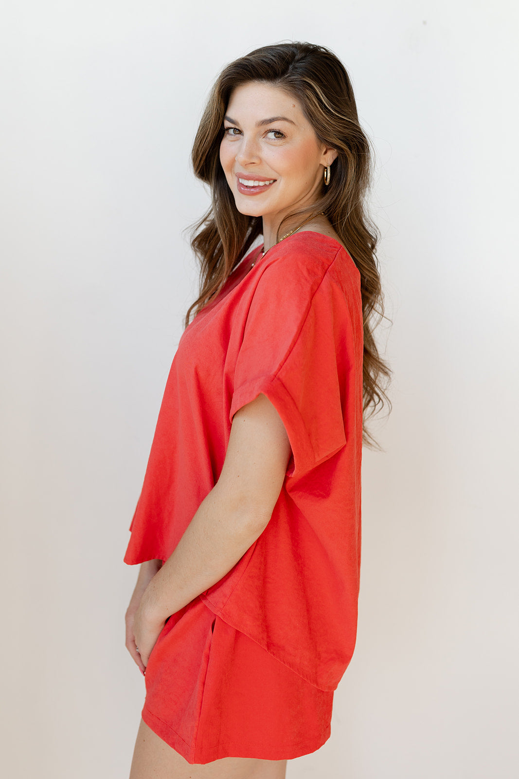 mode, jamie oversized top