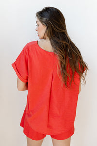mode, jamie oversized top