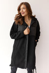 mode, longline sherpa jacket