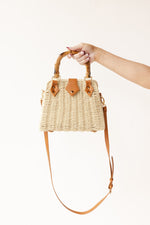 sol wicker handbag