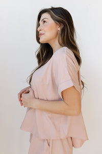 mode, jamie oversized top