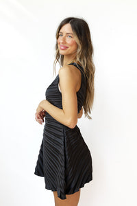 gisele pleated dress