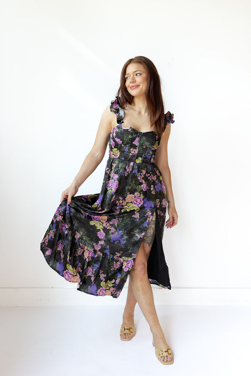 in bloom maxi dress