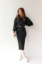 mode, samiri sweater skirt