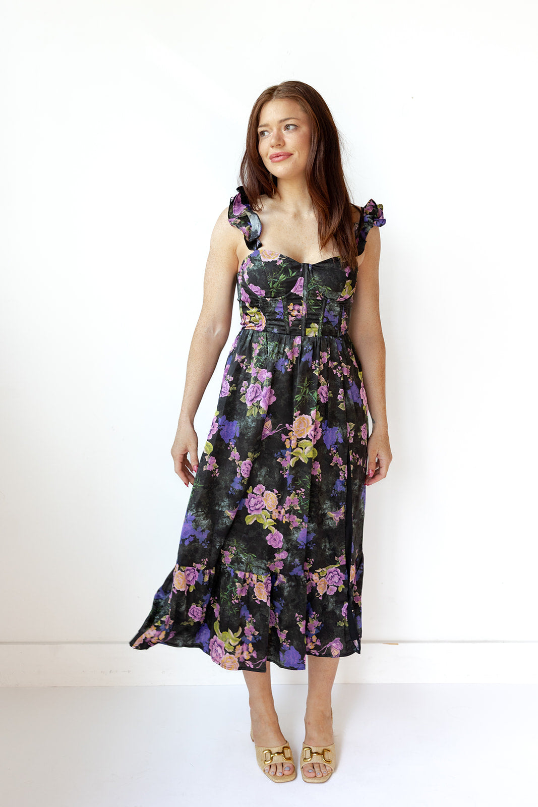 in bloom maxi dress