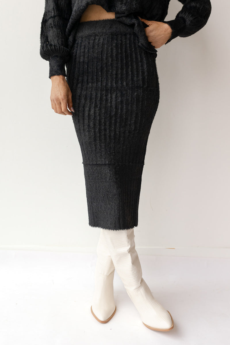 mode, samiri sweater skirt