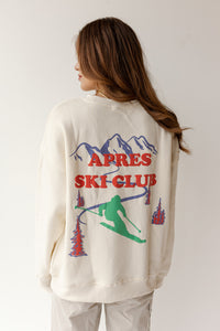 mode, apres ski club sweatshirt