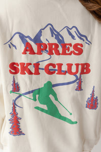 mode, apres ski club sweatshirt