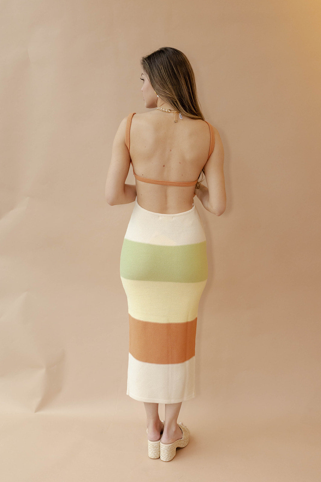 mode, elodie knit maxi dress