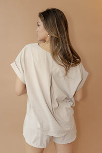 mode, jamie oversized top