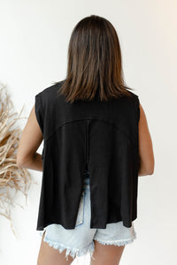 mode, mock neck jersey top