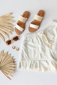 mode, vintage ruffle shorts