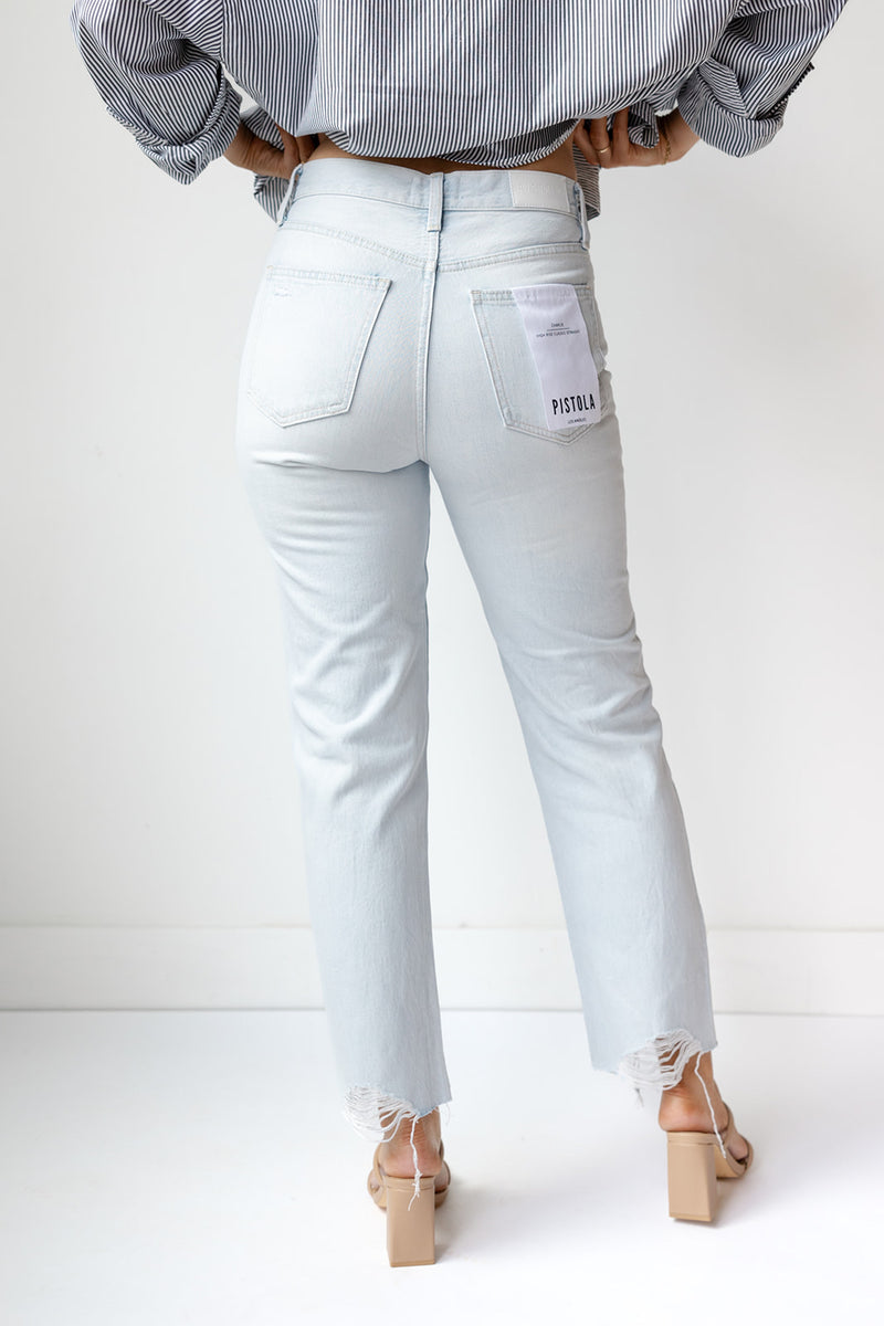 mode, charlie high rise jeans