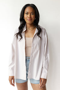 mode, classic oversized button down