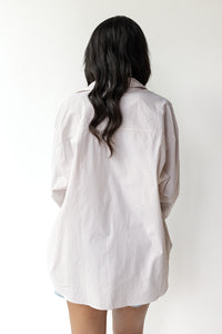 mode, classic oversized button down