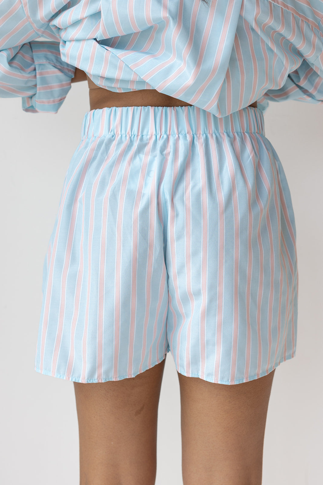 mode, claire poplin shorts