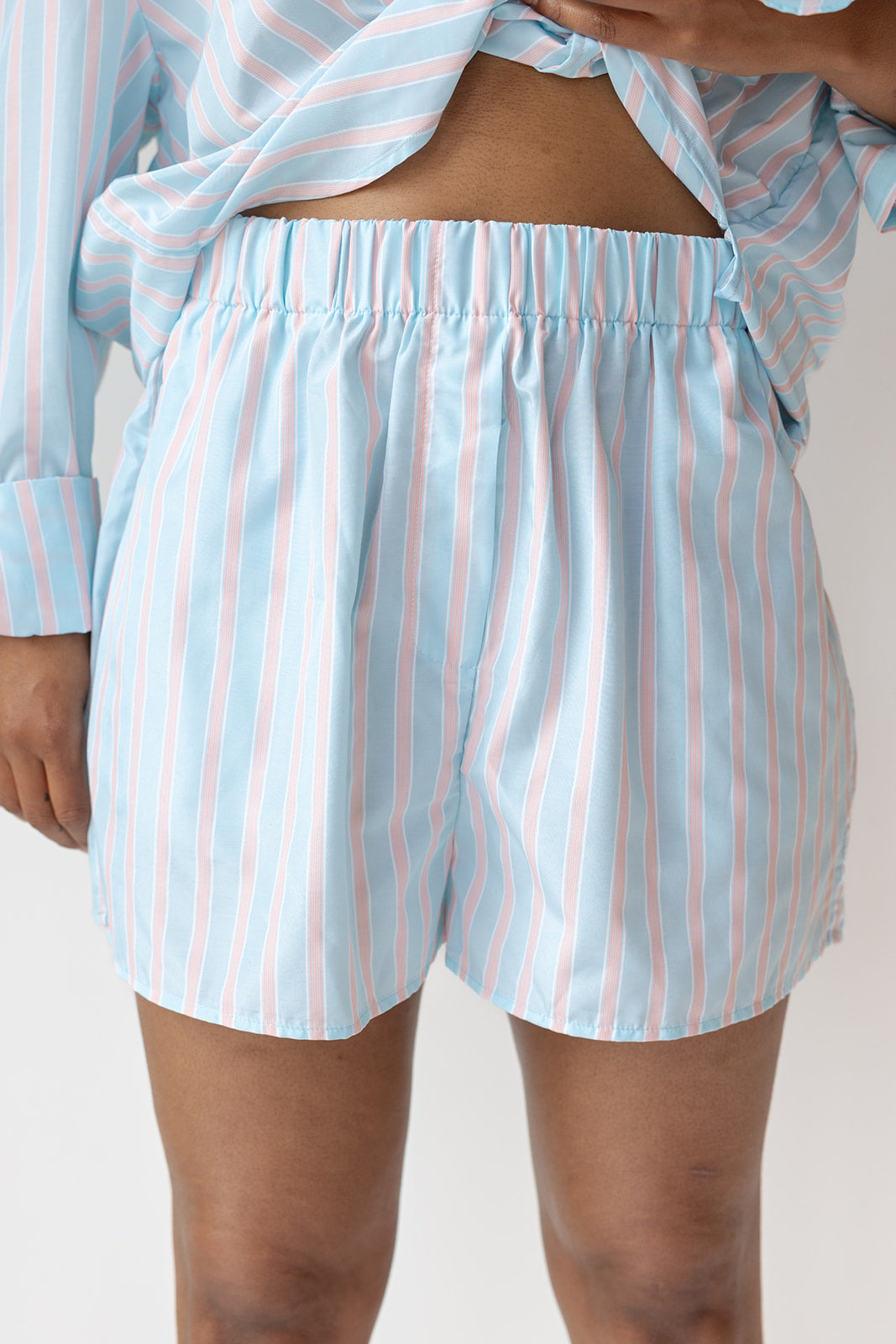 mode, claire poplin shorts