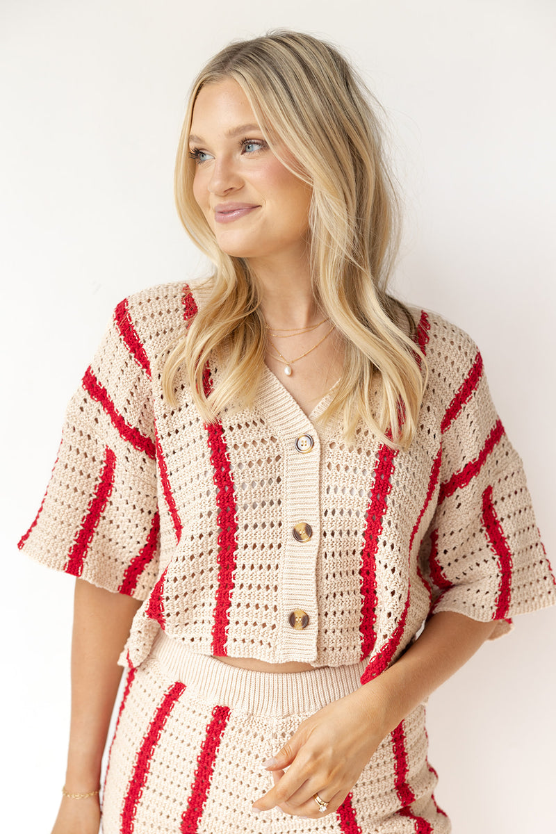 mode, hailey knit sweater top
