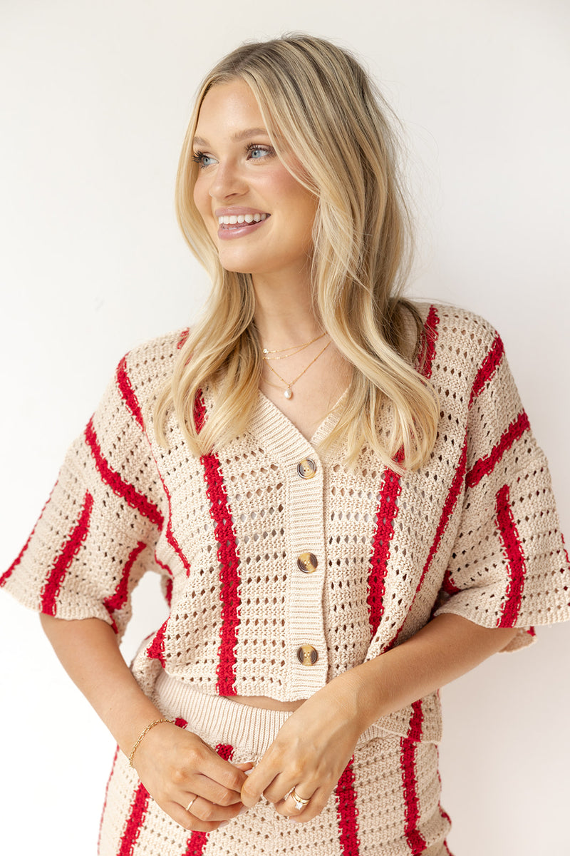 mode, hailey knit sweater top