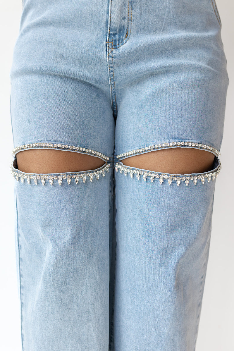 mode, danica rhinestone jeans