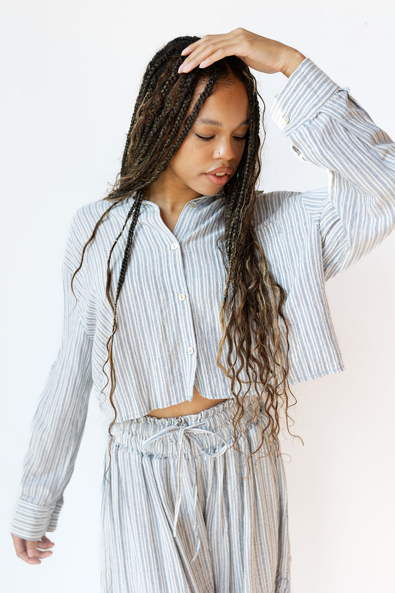 mode, fallon stripe shirt
