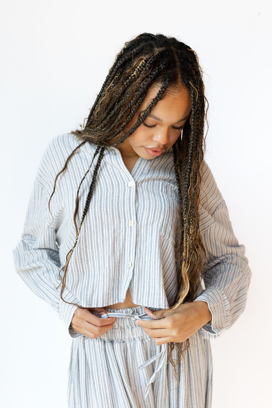 mode, fallon stripe shirt