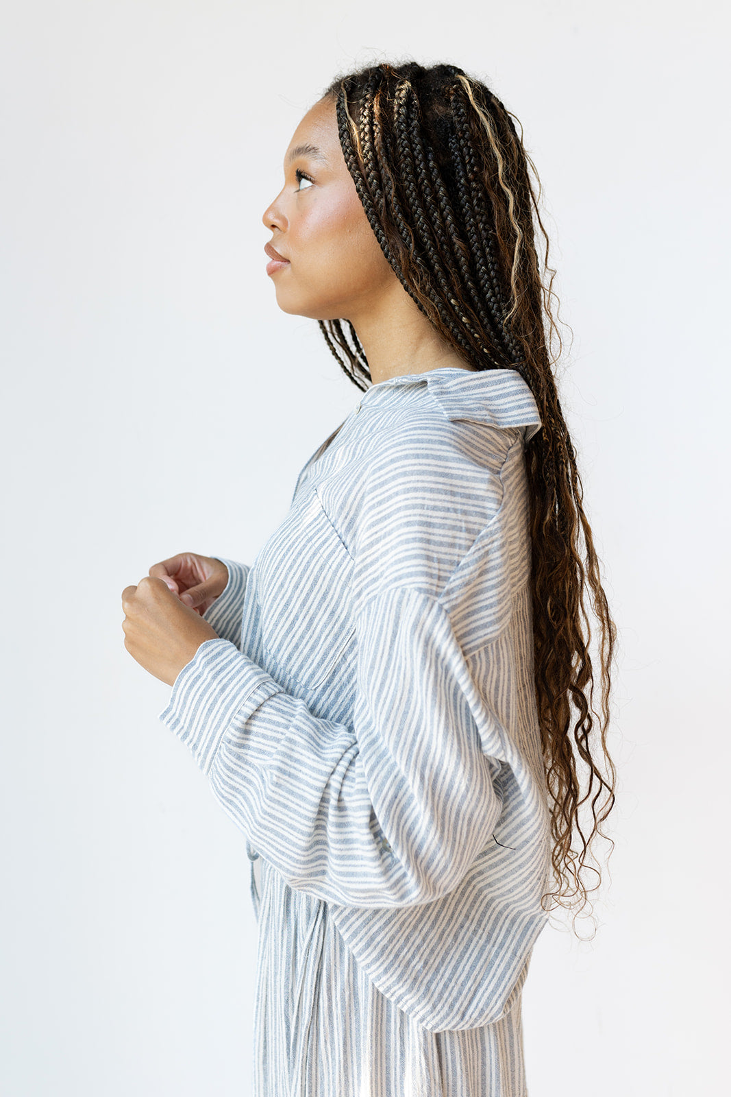 mode, fallon stripe shirt