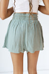 mode, gauze pocket shorts