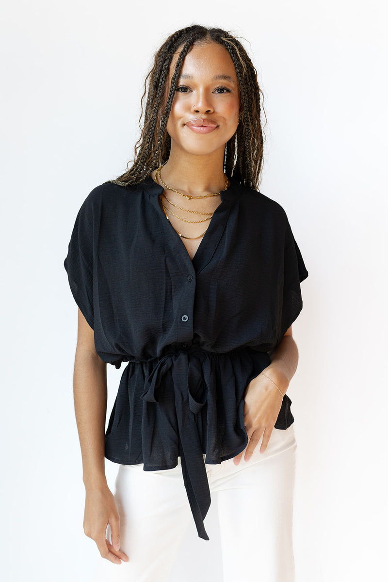 mode, riley peplum blouse