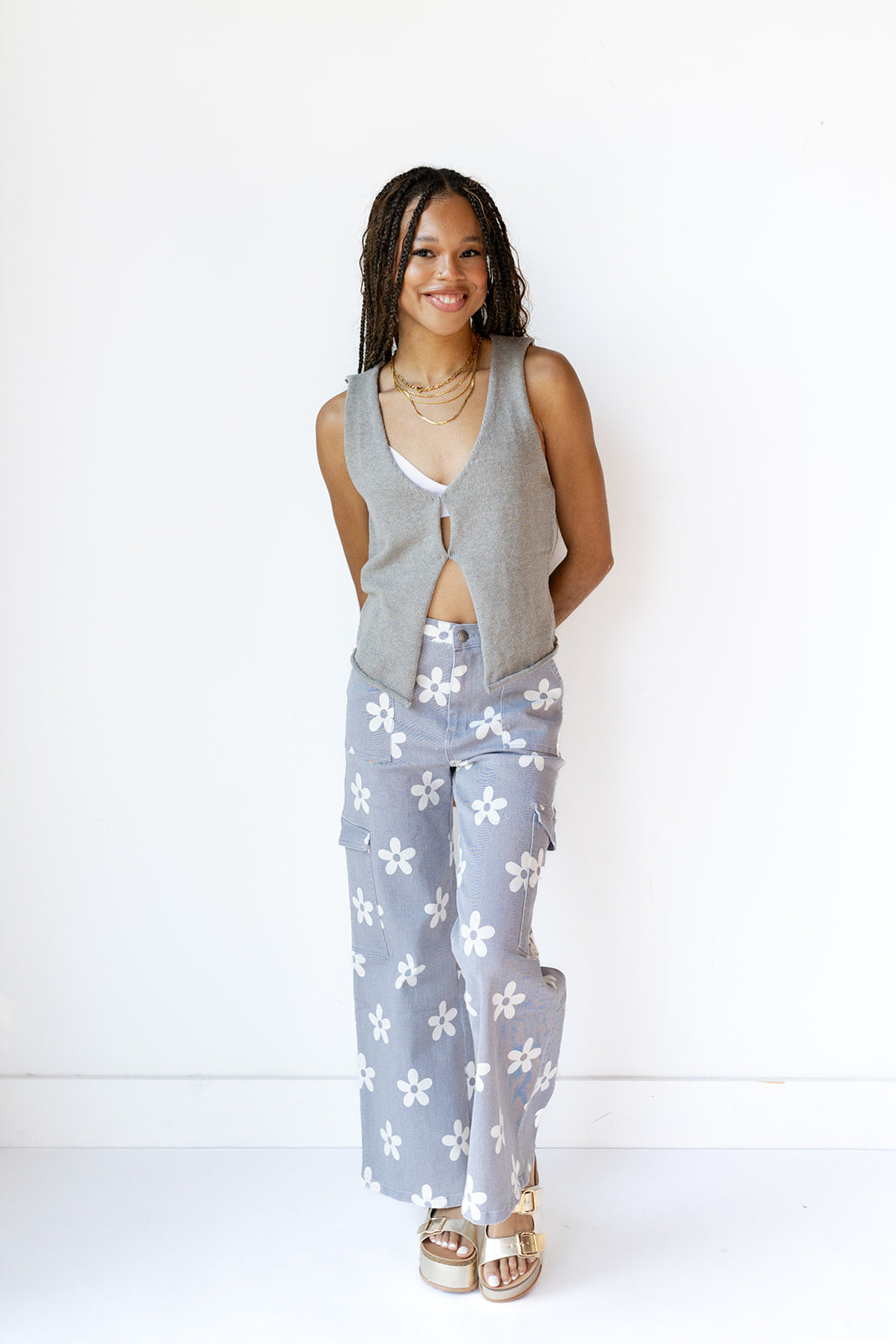 mode, flora wide leg jeans