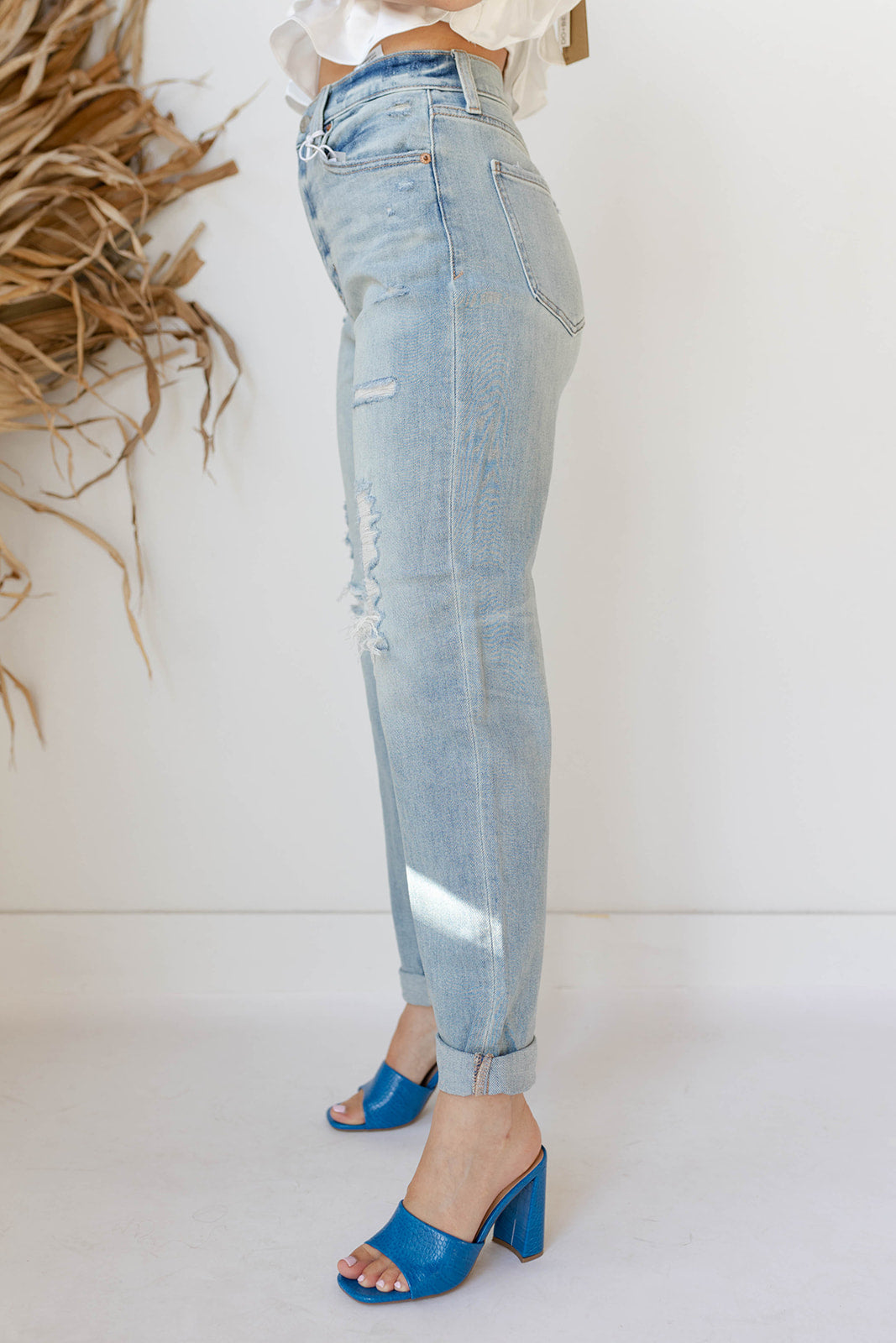 mode, loverboy high rise boyfriend jeans