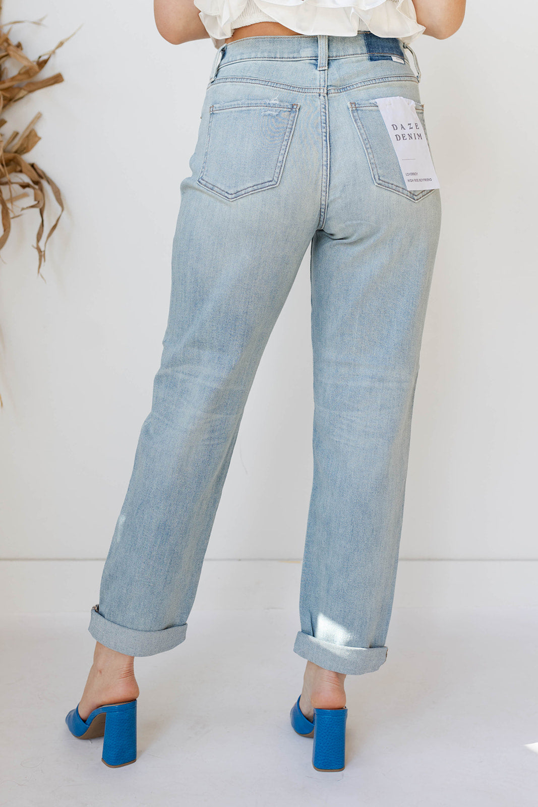 mode, loverboy high rise boyfriend jeans