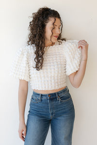 mode, briella balloon sleeve blouse