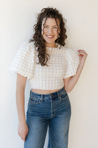 mode, briella balloon sleeve blouse