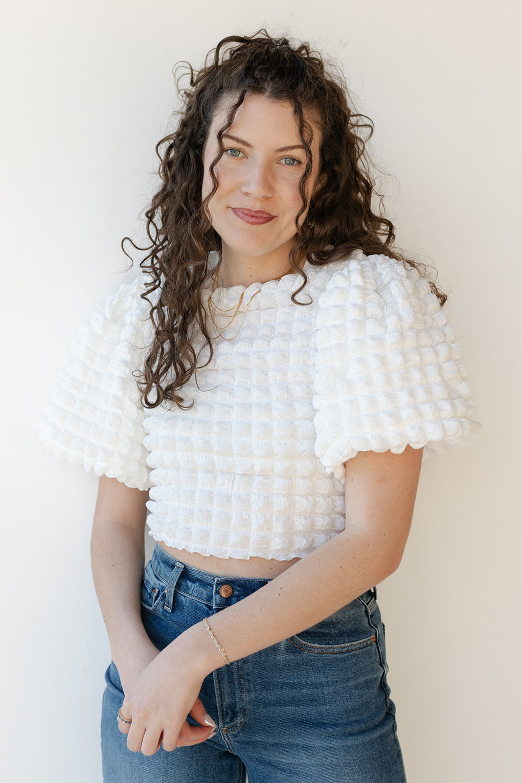 mode, briella balloon sleeve blouse