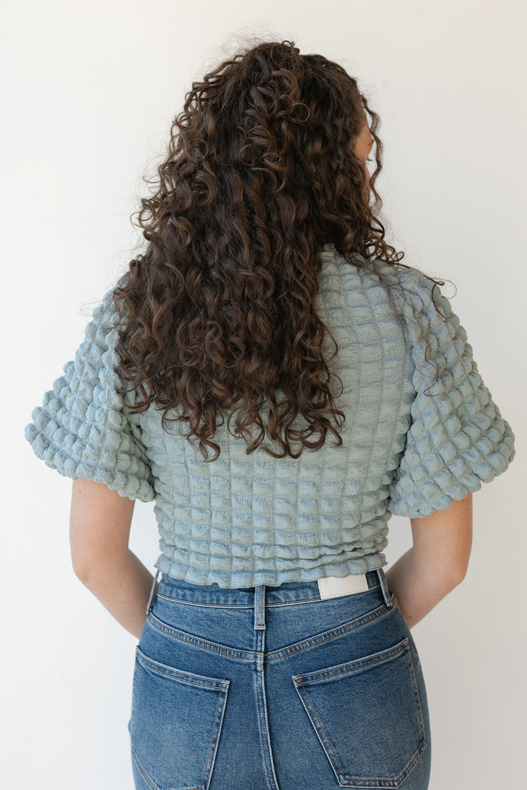 mode, briella balloon sleeve blouse