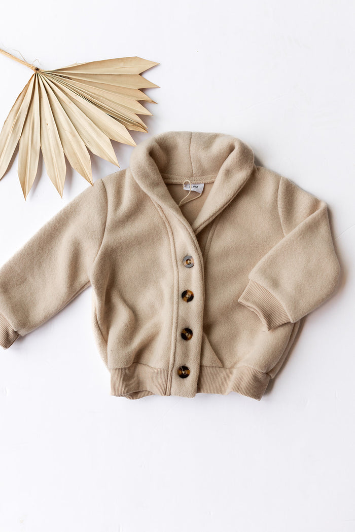 mode, secret button cardigan