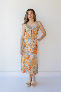 mode, passion floral maxi dress