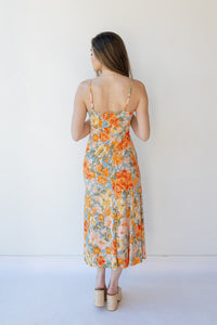 mode, passion floral maxi dress
