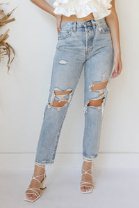mode, the original high rise mom jean
