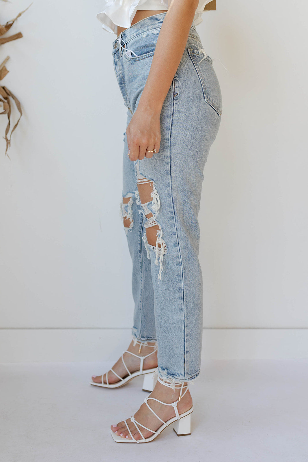 mode, the original high rise mom jean
